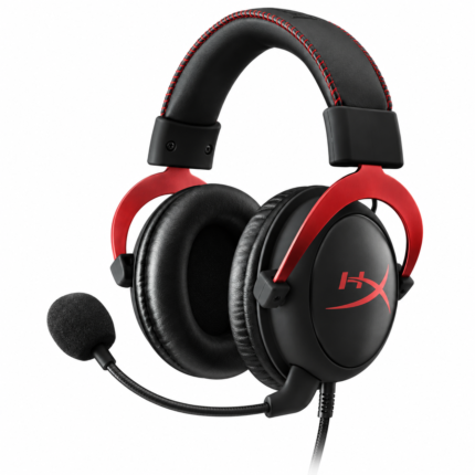 سماعة HyperX Cloud 2 Gaming السلكية باللون الأسود والأحمر
