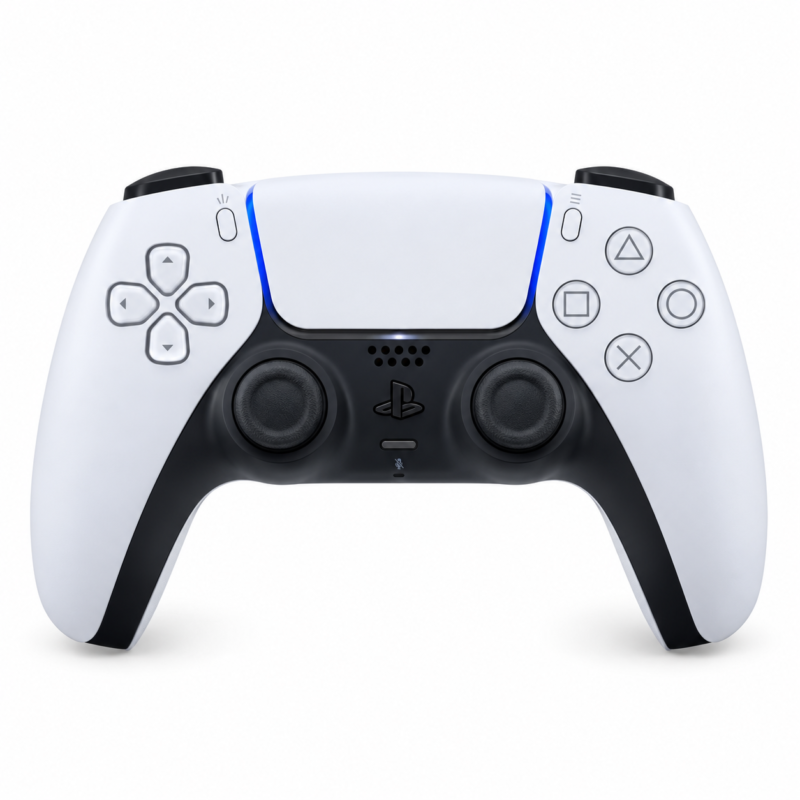 يد تحكم Sony DualSense PS5 باللون الأبيض