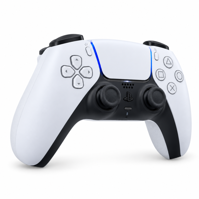 يد تحكم Sony DualSense PS5 باللون الأبيض