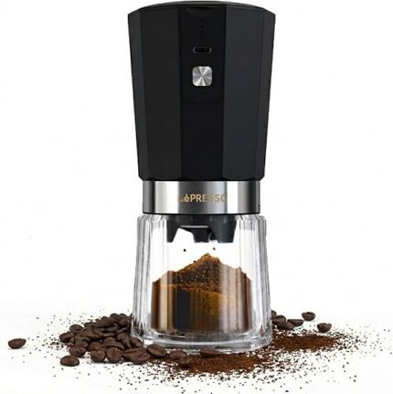 مطحنة قهوة لاسلكية LePresso Cordless Burr Grinder