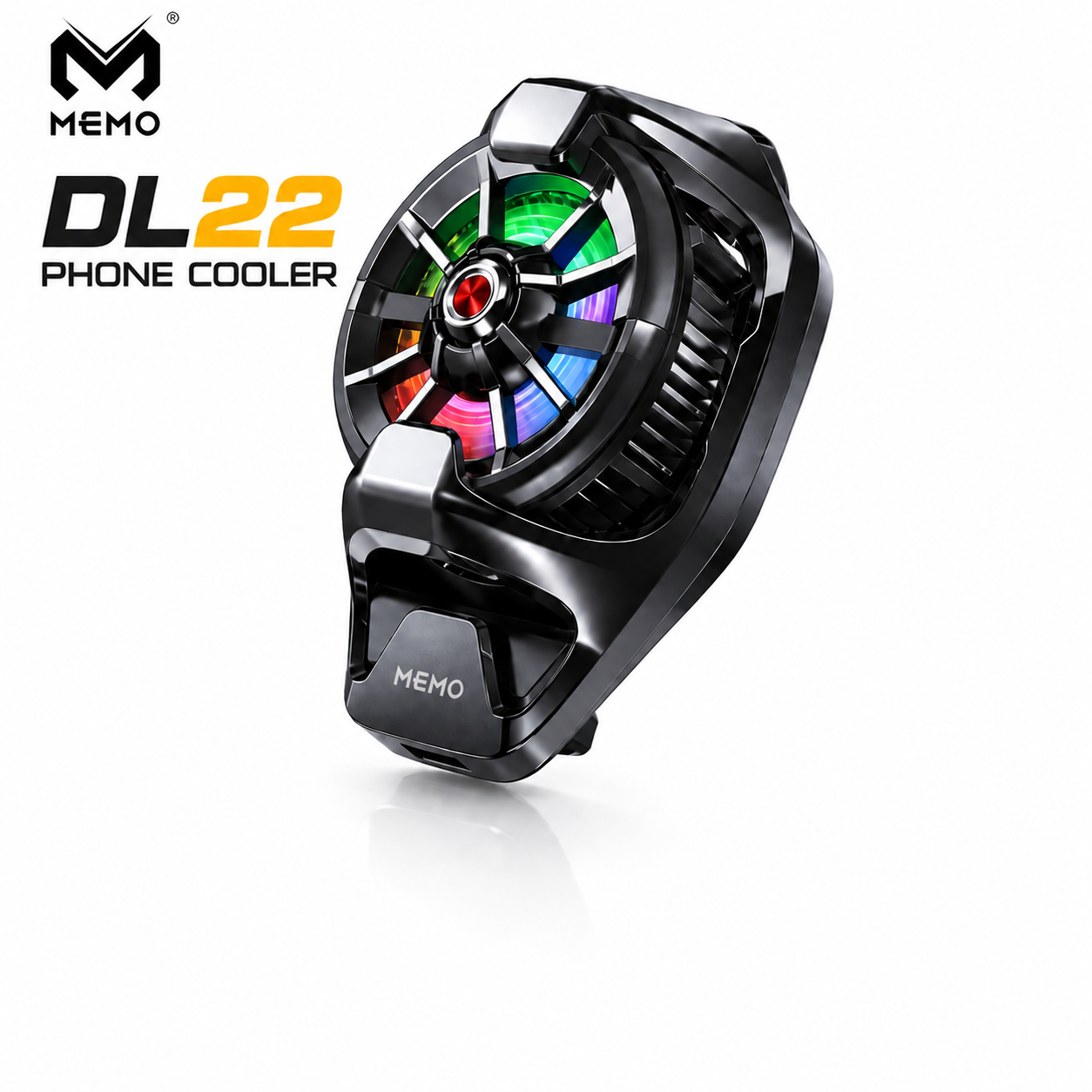 مبرد جوال MEMO DL22 RGB للألعاب والبث المباشر مبرد جوال MEMO DL22 RGB للألعاب والبث المباشر